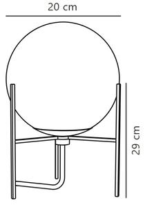Nordlux - Lampada da tavolo ALTON 1xE14/15W/230V