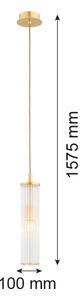 Argon 8489 - Lampadario a sospensione con filo HAMPTON 1xE14/7W/230V oro