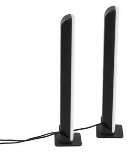 SET 2x LED RGB Lampada da tavolo dimmerabile LED/5W/5V + telecomando