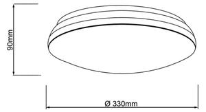 Brilliant - Plafoniera LED RGBW dimmerabile MIDWAY LED/14W/230V + +TC