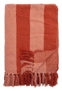 Coperta arancione in cotone riciclato 130x160 cm Frello – Bloomingville