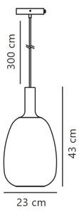 Nordlux - Lampadario a sospensione con filo ALTON 1xE27/60W/230V nero