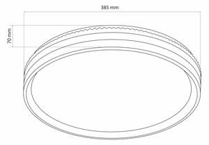Plafoniera LED dimmerabile JADWIGA LED/42W/230V 3000-6000K + +TC