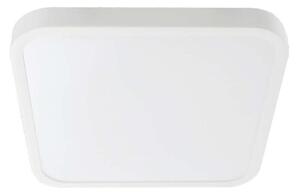 Plafoniera LED bagno 24W 230V IP44 3000K 29x29 cm bianco