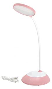 LED Lampada da tavolo ricaricabile dimmerabile VISUA LED/5W/5V 3000-5000K rosa