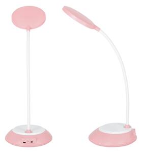 LED Lampada da tavolo ricaricabile dimmerabile VISUA LED/5W/5V 3000-5000K rosa
