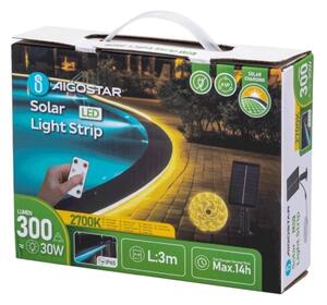 Aigostar - LED Striscia solare dimmerabile LED/1,6W/3,2V 3 m 2700K IP65 + +TC