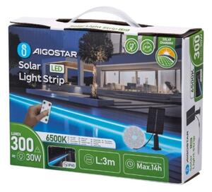 Aigostar - LED Striscia solare dimmerabile LED/1,6W/3,2V 3 m 6500K IP65 + +TC