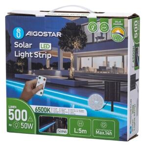 Aigostar - LED Striscia solare dimmerabile LED/5W/3,2V 5 m 6500K IP65 + +TC