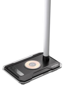 Immax 08989L - LED RGBW Lampada da tavolo dimmerabile con Qi di ricarica 30W/230V nero