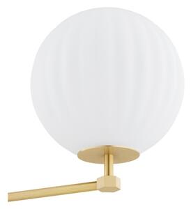 Argon 6307 - Lampadario a sospensione con supporto rigido PALOMA 3xE14/7W/230V oro/bianco