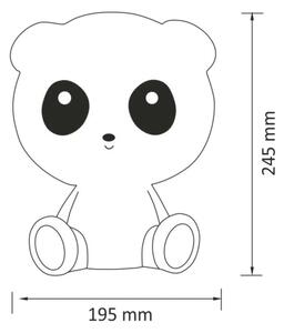Lampada a LED dimmerabile per bambini PANDA LED/2,5W/3,7V 1200 mAh