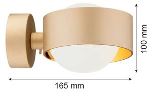 Argon 8567 - Applique da bagno MASSIMO PLUS 1xG9/6W/230V oro