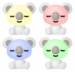 Lampada notturna per bambini a LED RGBW Dimmerabile 2,5W/230V koala bianco