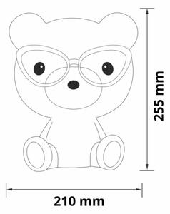 Lampada a LED dimmerabile per bambini BIBI LED/2,5W/3,7V 1200 mAh