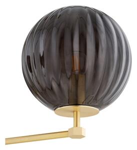 Argon 6310 - Lampadario a sospensione con supporto rigido PALOMA 3xE14/7W/230V oro/nero
