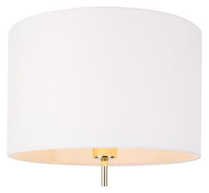 Zuma Line RLT93163-1GW - Lampada da tavolo REA 1xE27/60W/230V bianco