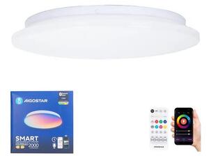 Aigostar LED RGBW plafoniera bagno 18W 230V IP44 con telecomando