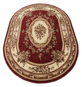Esclusivo tappeto ovale in rosso Larghezza: 200 cm | Lunghezza: 300 cm