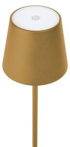 Lampada da tavolo LED da esterno dimmerabile LED/4W/4000 mAh 3000/4000/5500K IP44 oro