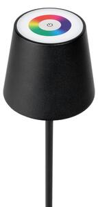 Lampada LED RGBW dimmerabile per esterni LED/4W/4000 mAh 3000/4000/5500K IP44 nero