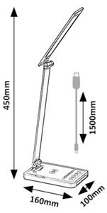 Rabalux 74213 - Lampada da tavolo LED dimmerabile TRAZE LED/5W/5V
