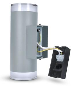 Brilagi - Applique da esterno MATERA 2xGU10/30W/230V grigio IP54