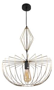 Lampadario a sospensione con filo JASMINA 1xE27/20W/230V diametro 40 cm oro