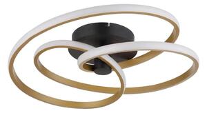 Globo 67183-40G - Lampadario a plafone LED GLYXAR LED/40W/230V oro/nero