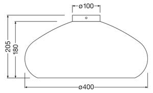 Ledvance - Plafoniera DECOR CARDBOARD 1xE27/15W/230V diametro 40 cm