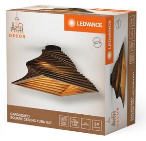 Ledvance - Plafoniera DECOR CARDBOARD 1xE27/15W/230V 40x40 cm