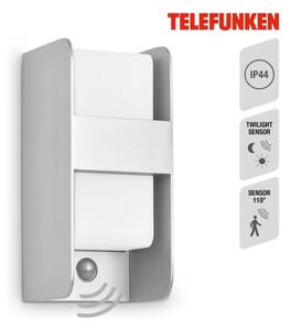 Telefunken 321104TF-Applique da esterno con sensore 1xE27/12W/230V IP44 bianco