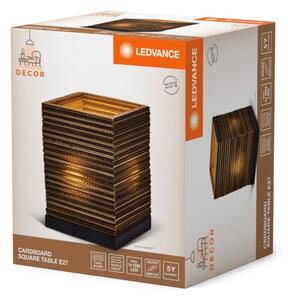 Ledvance - Lampada da tavolo DECOR CARDBOARD 1xE27/15W/230V 20x20 cm