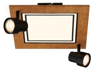 Brilo - Lampada LED da soffitto 12W/230V + 2xGU10 9W 3000K