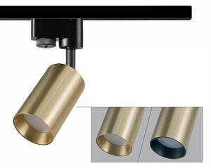 Faretto per sistema a binario MARIBEL 1xGU10/10W/230V oro