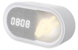 LED Piccola lampada notturna dimmerabile con sveglia BUNNY LED/1,2W/5V 3000K