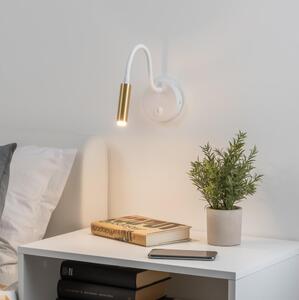 Brilagi - Lampada da parete flessibile dimmerabile a LED MAYA 1xG9/4W/230V bianco/oro
