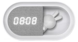 LED Piccola lampada notturna dimmerabile con sveglia BUNNY LED/1,2W/5V 3000K