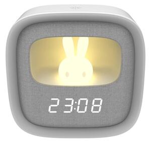Lampada notturna dimmerabile LED con sveglia BUNNY LED/1,2W/5V 3000K