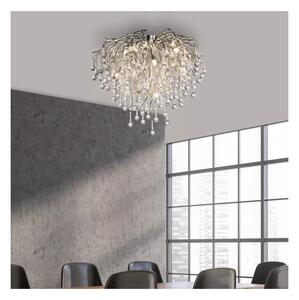 Paul Neuhaus 8091-55 - Lampadario a plafone ICICLE 9xG9/40W/230V diametro 50 cm cromo