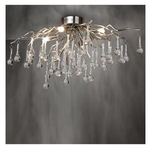 Paul Neuhaus 8090-55 - Lampadario a plafone ICICLE 4xG9/40W/230V 30x60 cm cromo