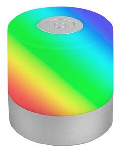 Briloner 7462014 - Lampada da tavolo ricaricabile LED RGB LED/1,5W/5V IP44 cromo
