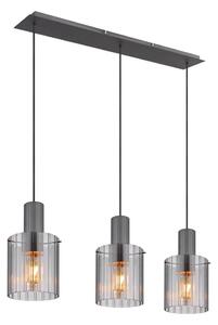 Globo 15904-3H - Lampadario a sospensione con filo TULIVAR 3xE27/40W/230V grigio