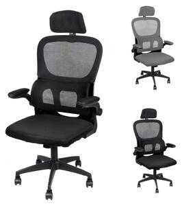 Sedia da ufficio ergonomica con braccioli regolabili in 3 dimensioni