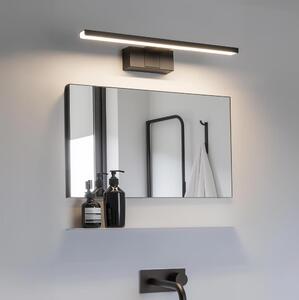 Aigostar - Illuminazione per specchio da bagno a LED 8W/230V 4000K 40 cm IP44 nero