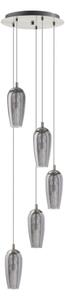 Eglo 96345 - Lampadario LED sospeso a cavo FARSALA 5xG9/2,5W/230V