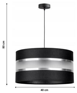 Lampadario a sospensione con filo CORAL 1xE27/60W/230V nero