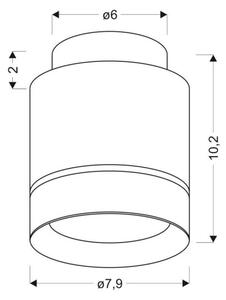 Plafoniera LED TUBA LED/12W/230V