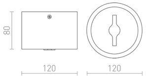RED - Design Rendl-R12634 - Faretto LED dimmerabile KELLY 15W/230V nero