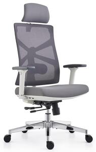 Sedia da ufficio ergonomica con schienale e braccioli regolabili